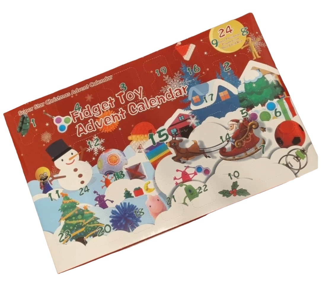 Calendar de Advent cu jucării și puzzle-uri antistres Essa Toys RX-03A