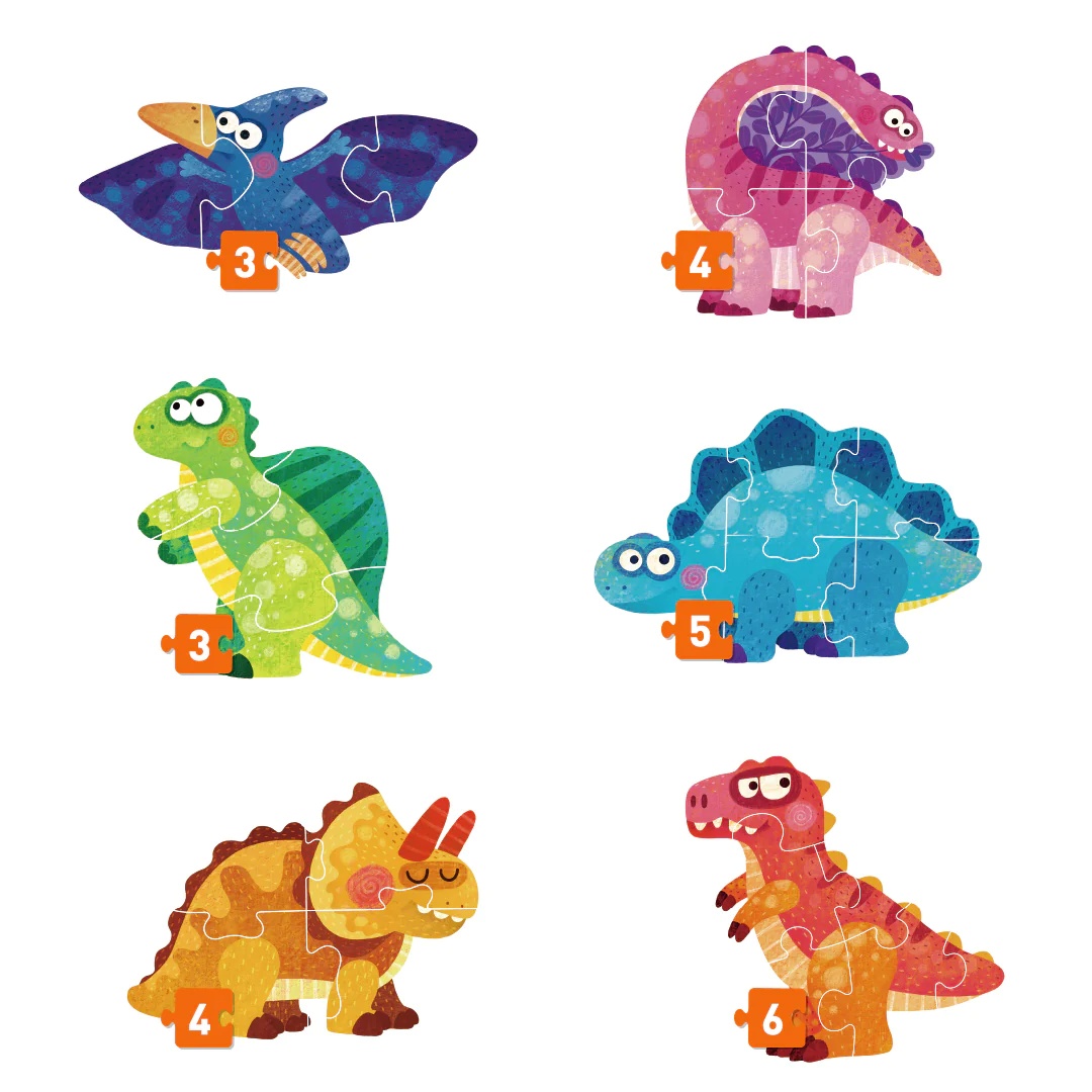Пазл Mideer Cute Dinosaurs (MD3185)