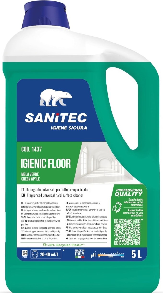 Средство для ухода за полом Sanitec Igienic Floor 5kg (1437)