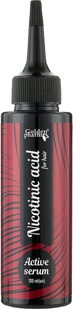 Ser pentru păr Golden Pharm Active Serum Nicotinic Acid 100ml
