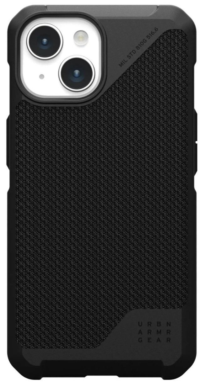 Чехол UAG iPhone 15 Plus Metropolis LT Magsafe Kevlar Black (114308113940)