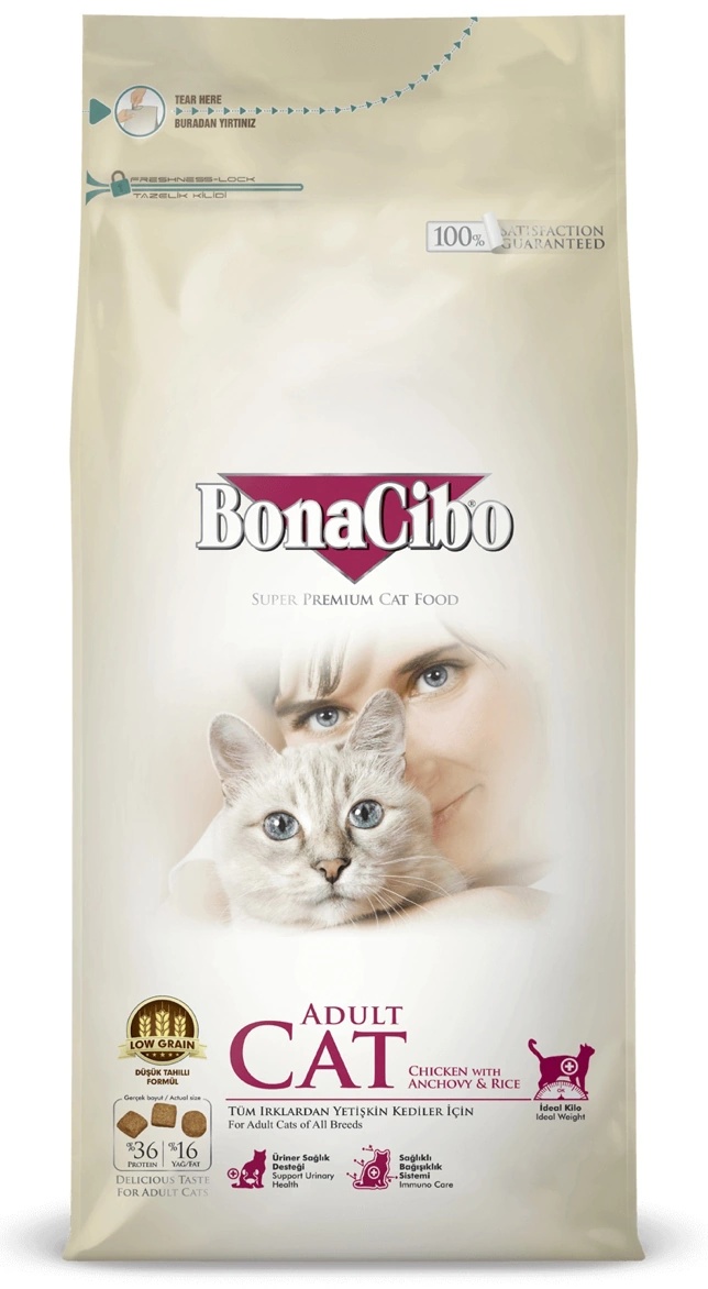 Сухой корм для кошек BonaCibo Adult Cat Chicken 5kg