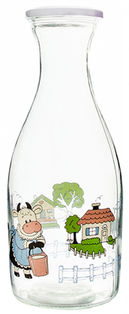 Бутылки для воды Everglass Cow 1L (10000/D6) 6pcs