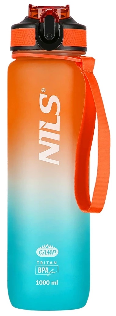 Sticlă pentru apă Nils NCD68 1000ml Orange/Blue