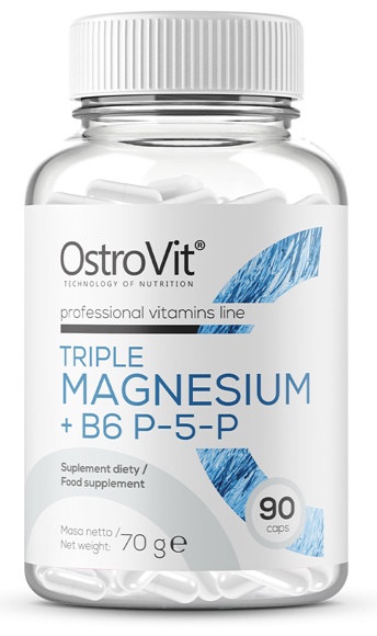 Витамины Ostrovit Triple Magnesium + B6 P-5-P 90cap