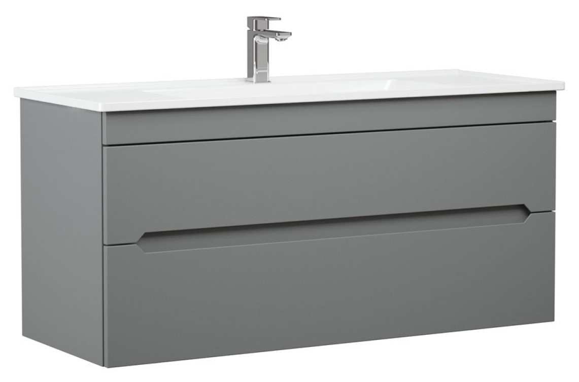 Шкаф с умывальником Orka Varna 100 Matt Grey (16823)