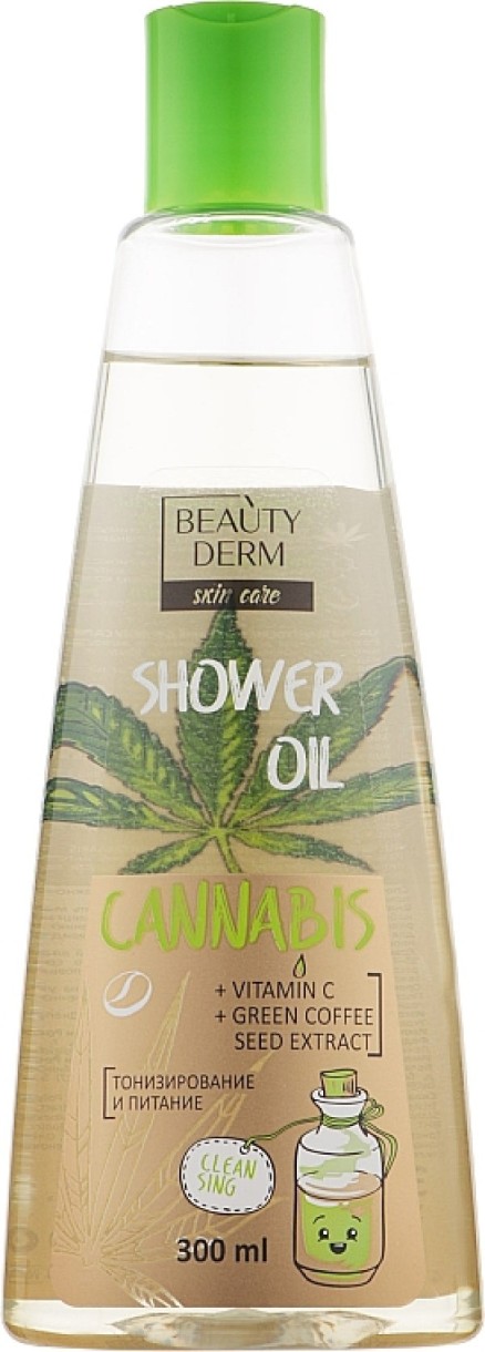 Гель для душа Beauty Derm Cannabis Shower Oil 300ml