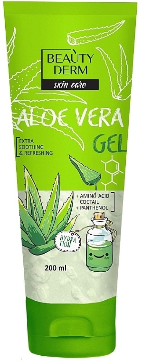 Гель для лица Beauty Derm Аloe Vera Face Gel 200ml