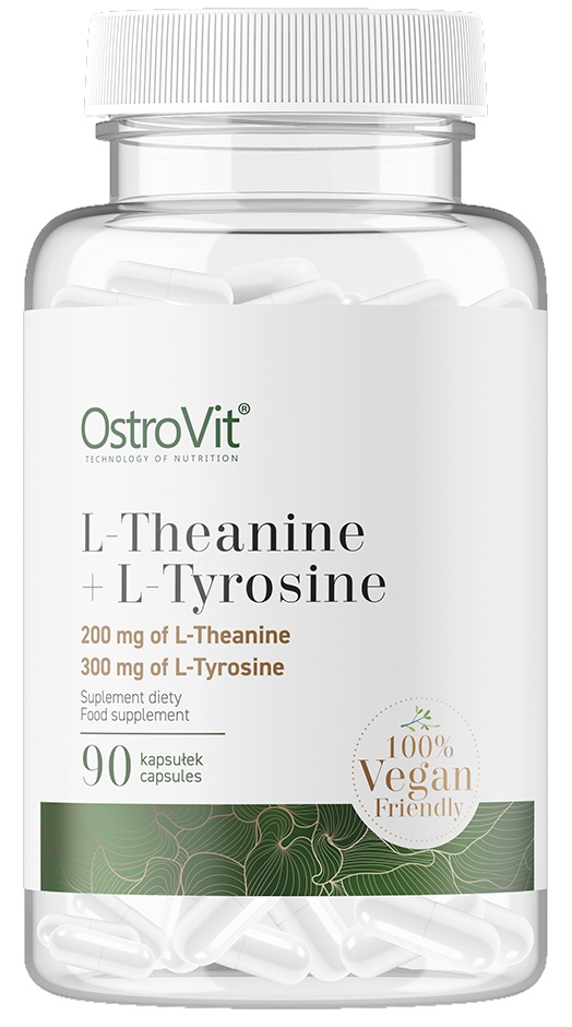 Аминокислоты Ostrovit L-Theanine + L-Tyrosine 90cap