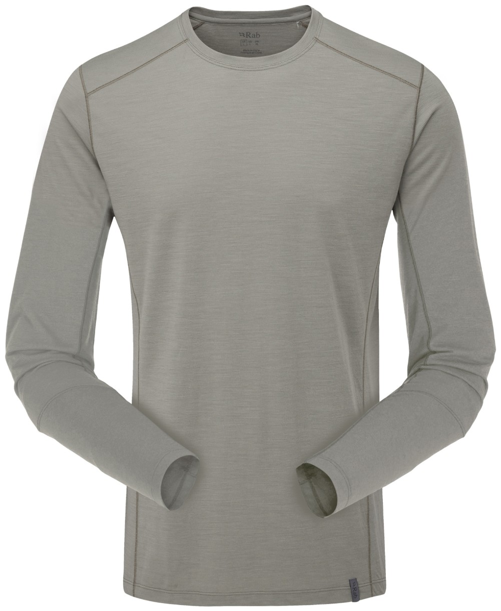 Мужская толстовка Rab Syncrino Base LS Tee XXL Stone