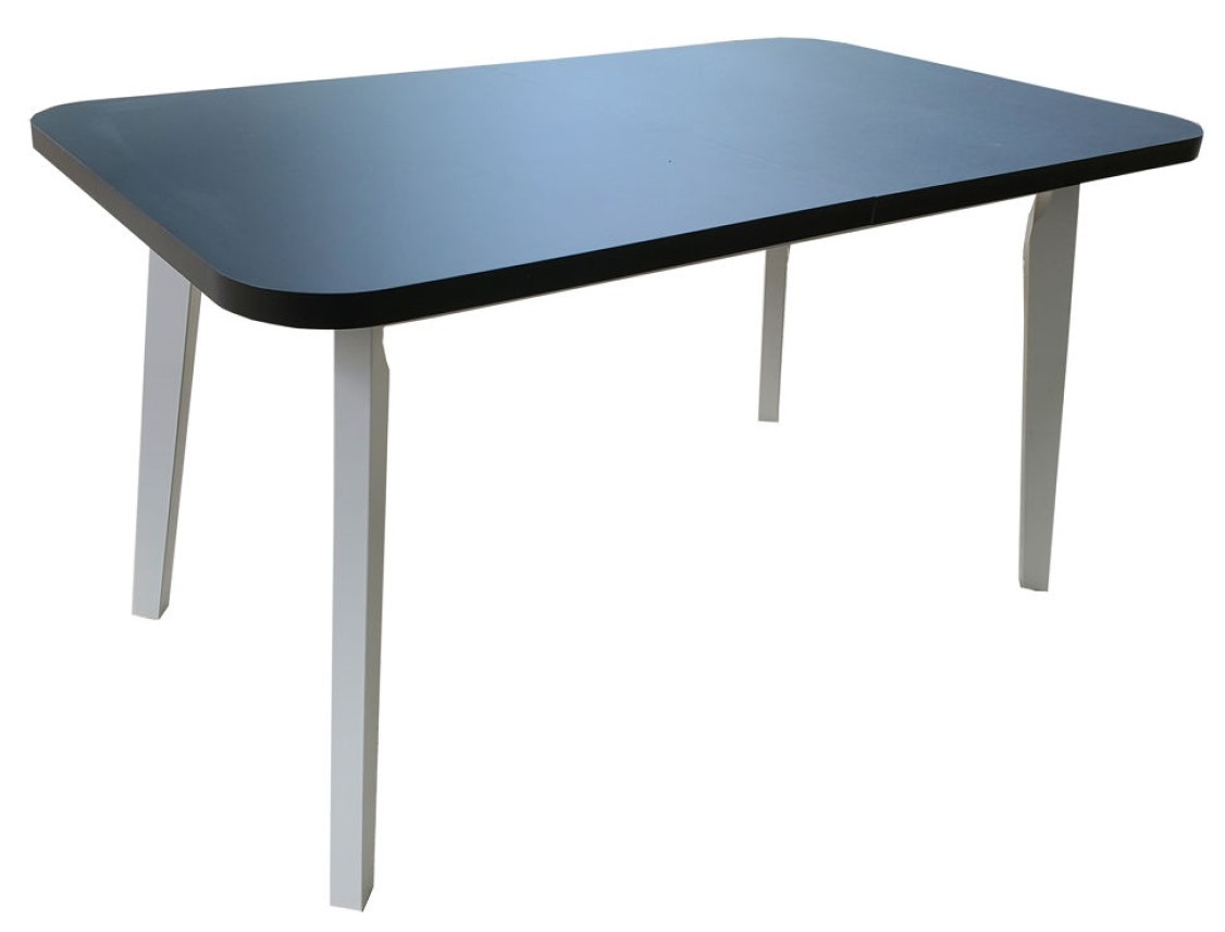 Обеденный стол Magnusplus Oslo 6 80x140/180 Graphite Top/White Base
