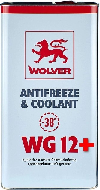 Antigel Wolver AntiFreeze WG12+ Red 10L Metal