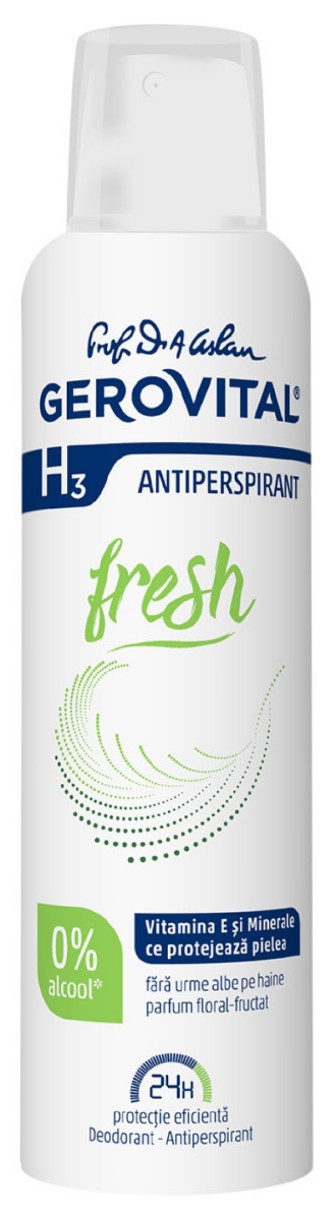 Антиперспирант Gerovital H3 Antiperspirant Fresh 150ml