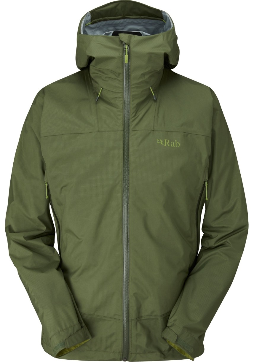 Мужская ветровка Rab Downpour Plus 2.0 Bracken L