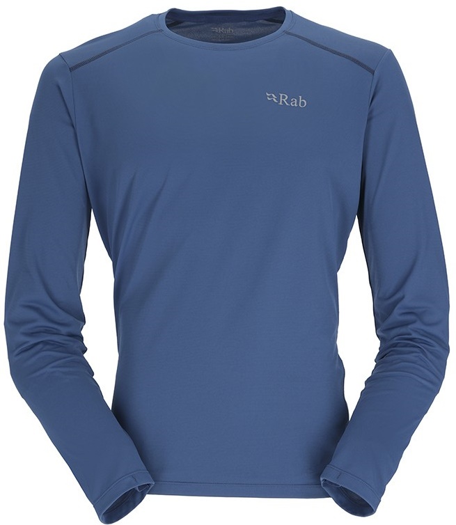 Мужская толстовка Rab Force LS Tee S Nightfall Blue