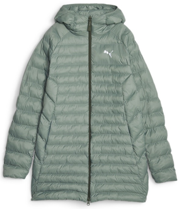 Женская куртка Puma Packlite Primaloft Long Hooded Jacket Eucalyptus XS