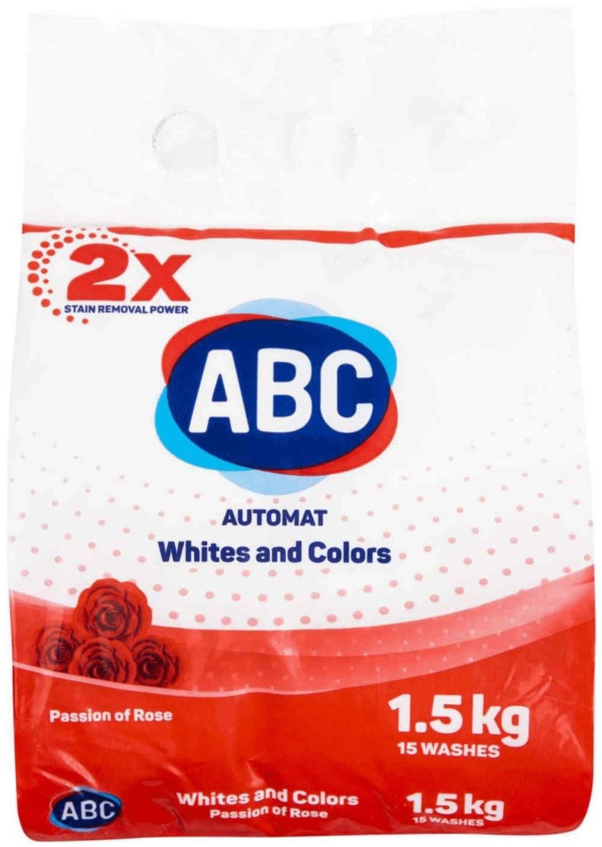 Detergent pudră ABC Passion of Rose 1.5kg