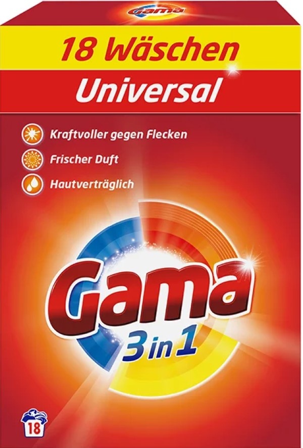 Стиральный порошок Gama Universal 1.08kg