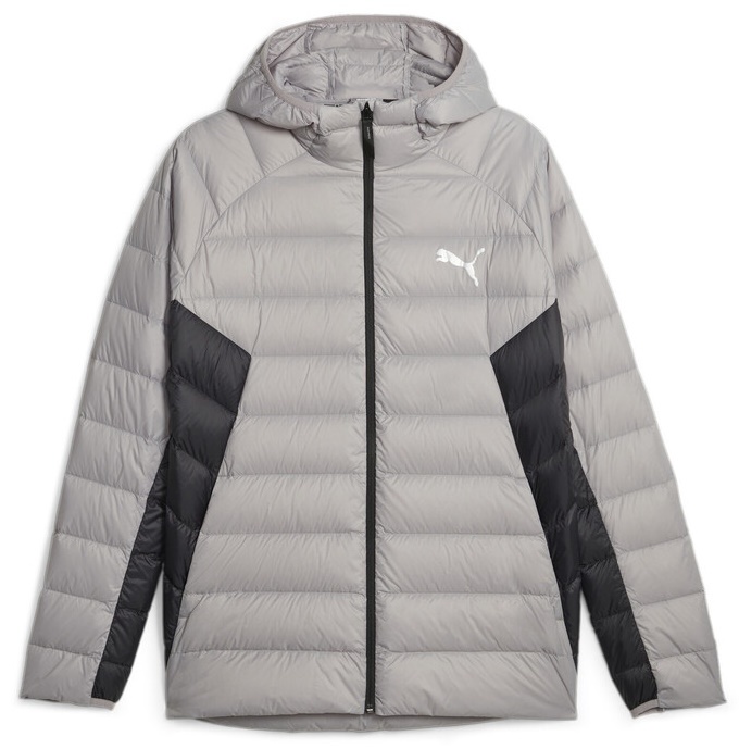 Geacă pentru bărbați Puma Packlite Hooded Down Jacket Concrete Gray XL