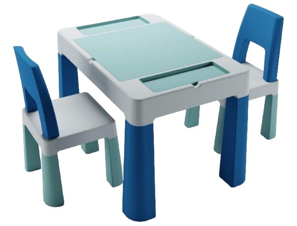 Măsuță pentru copii cu scaune Tega Baby Teggi Multifun (TI-011-173) Turquoise/Navy/Grey