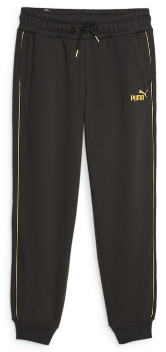 Pantaloni spotivi de dame Puma Ess+ Minimal Gold Sweatpants Fl Puma Black XL (68002201)