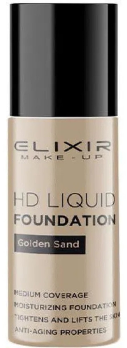Fond de ten pentru față Elixir HD Liquid Foundation 04 Golden Sand