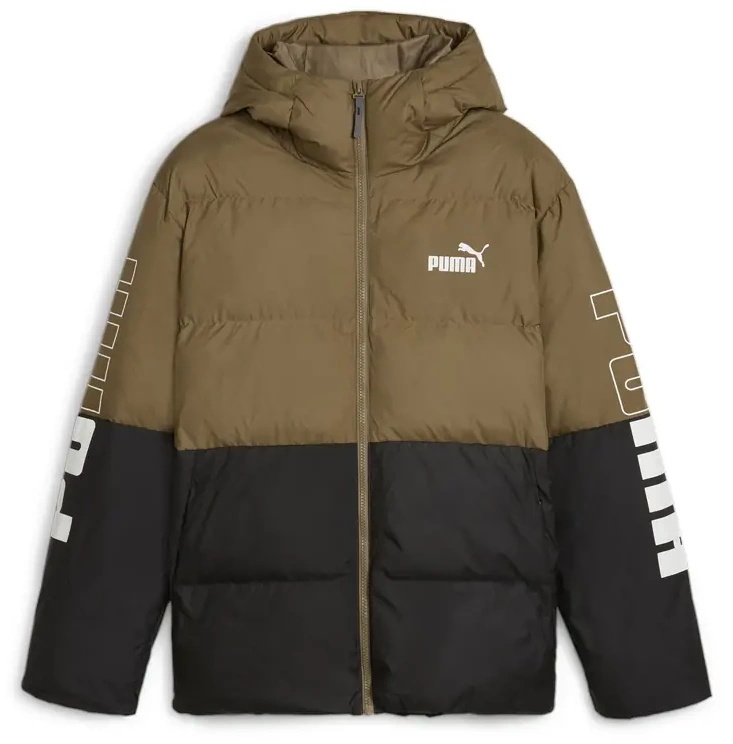 Мужская куртка Puma Power Hooded Jacket Chocolate Chip XXL