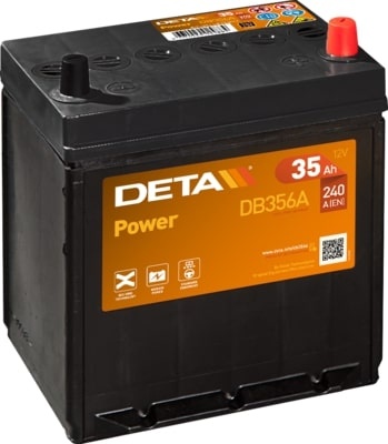 Автомобильный аккумулятор Deta DB356A Power