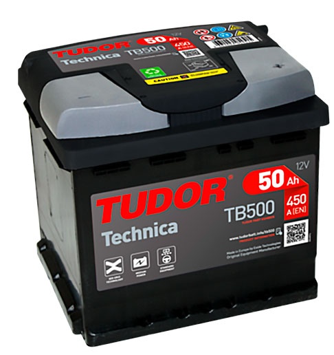 Автомобильный аккумулятор Tudor TB500 L01 450A/50Ah