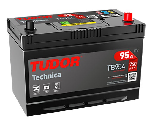 Автомобильный аккумулятор Tudor TB954 D31 760A/95Ah