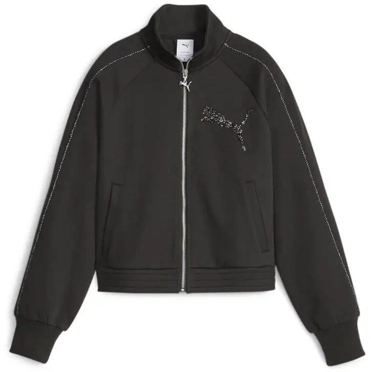 Hanorac de dama Puma Swarovski Crystals T7 Track Jacket Puma Black L