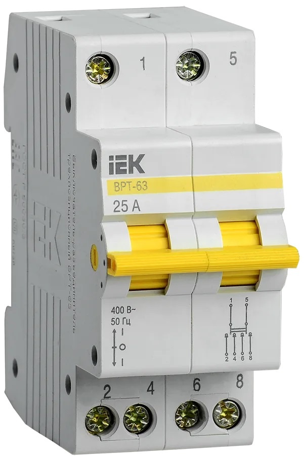 Выключатель-разъединитель IEK MPR10-2-025