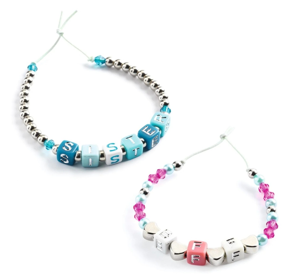 Set de realizare a bijuteriilor Djeco Perles Alphabet DJ00030