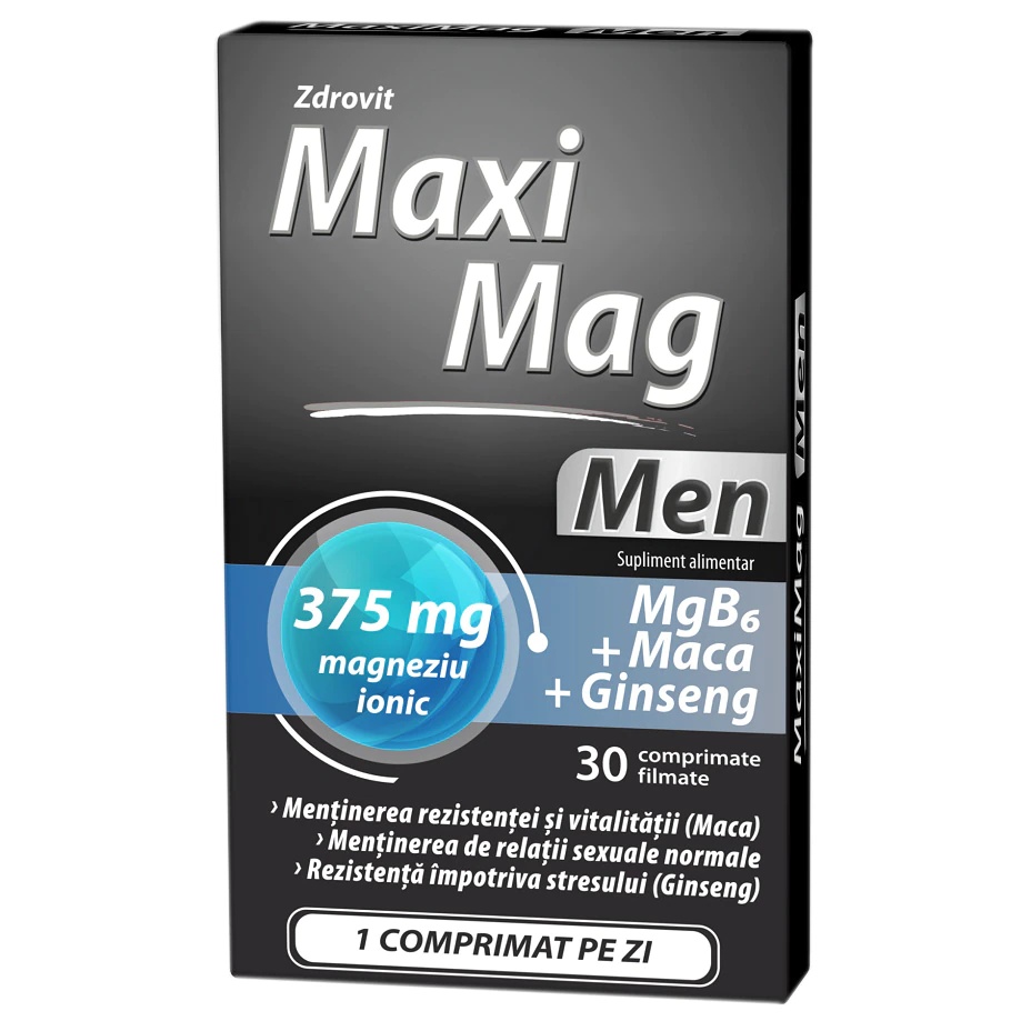 Витамины Zdrovit Maxi Mag Men 375mg 30tab
