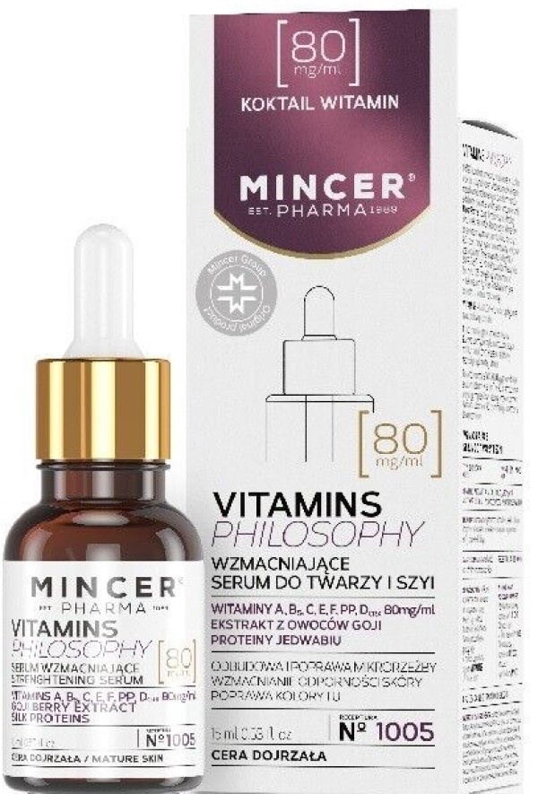 Сыворотка для лица Mincer Pharma Vitamines Philosophy Serum N1005 15ml