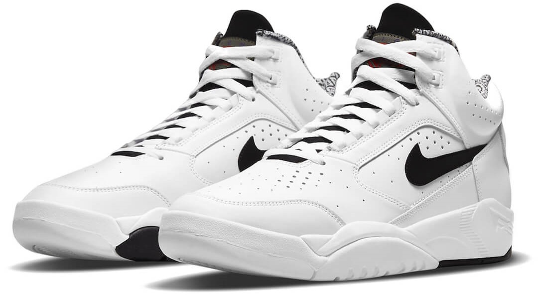 Ботинки мужские Nike Air Flight Lite Mid White/Black, s.42.5