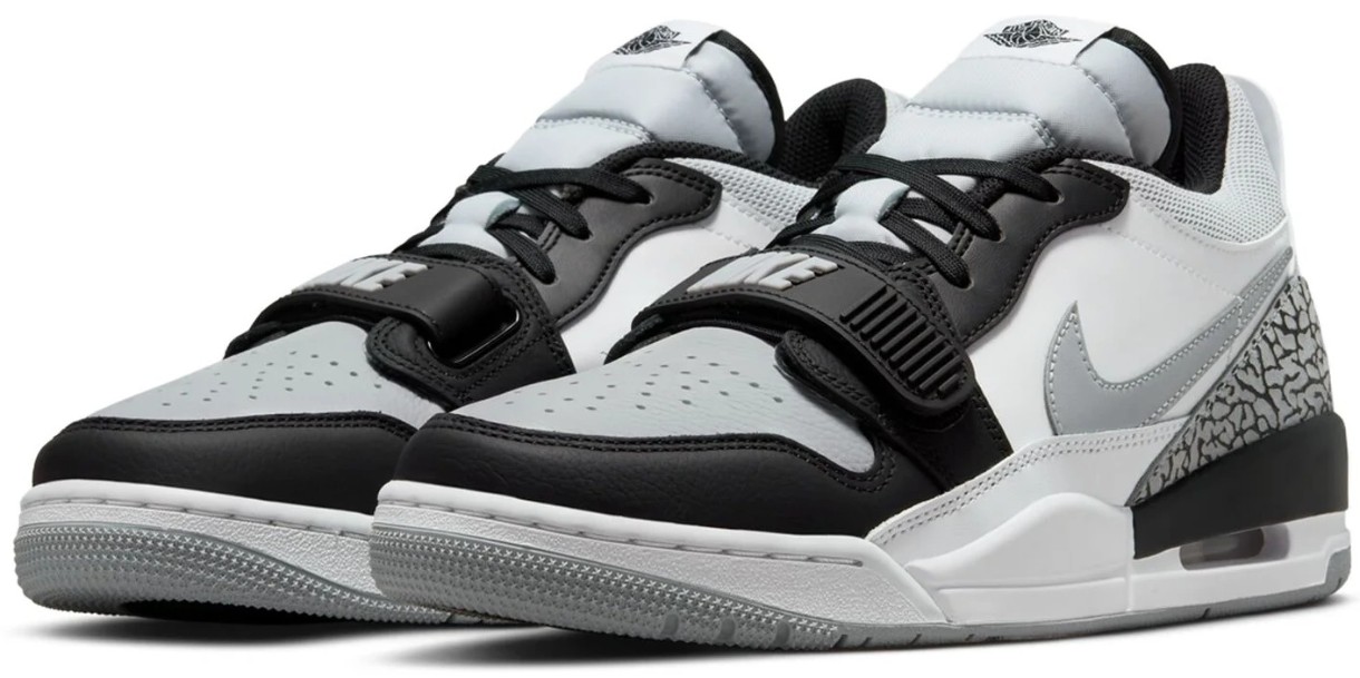 Кроссовки мужские Nike Air Jordan Legacy 312 Low Black/Valor Blue/University Red/Wolf Gray, s.42