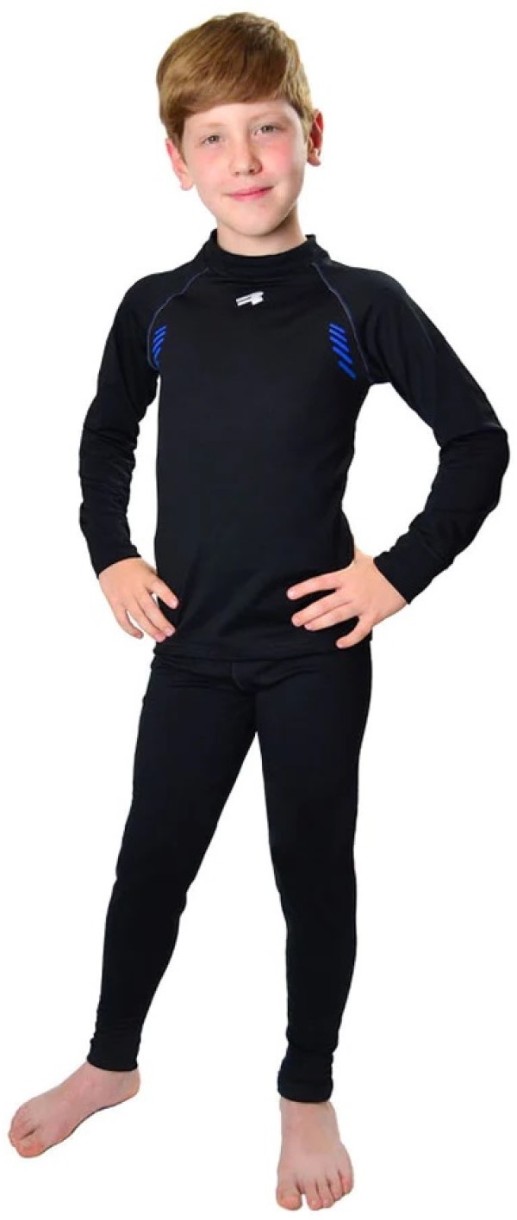 Termocomplet pentru copii Rough Radical Kriss Black BT 116-122cm