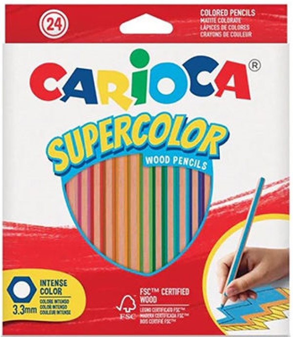 Набор цветных карандашей Carioca Classic (53215) 24pcs