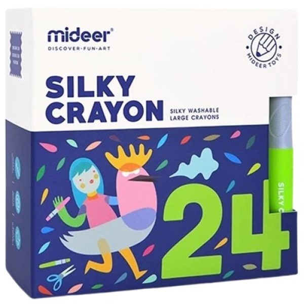 Creioane colorate Mideer 24 Color (MD4067)