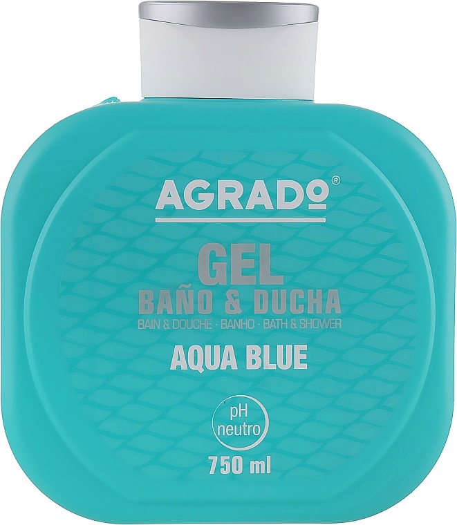 Гель для душа Agrado Aqua Blue Shower Gel 750ml