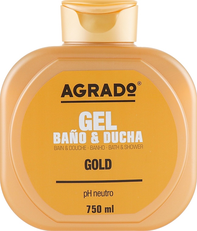 Гель для душа Agrado Gold Shower Gel 750ml