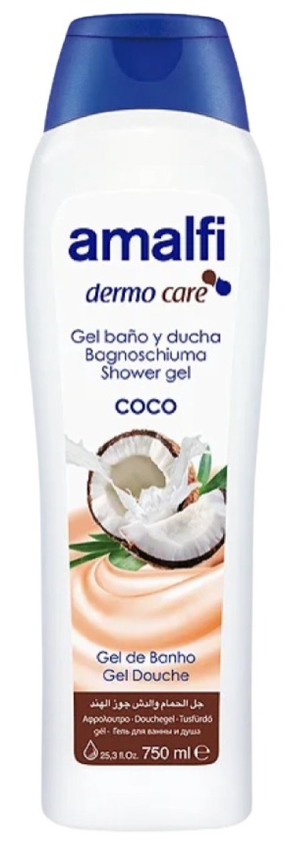 Гель для душа Amalfi Coconut Milk Shower Gel 750ml
