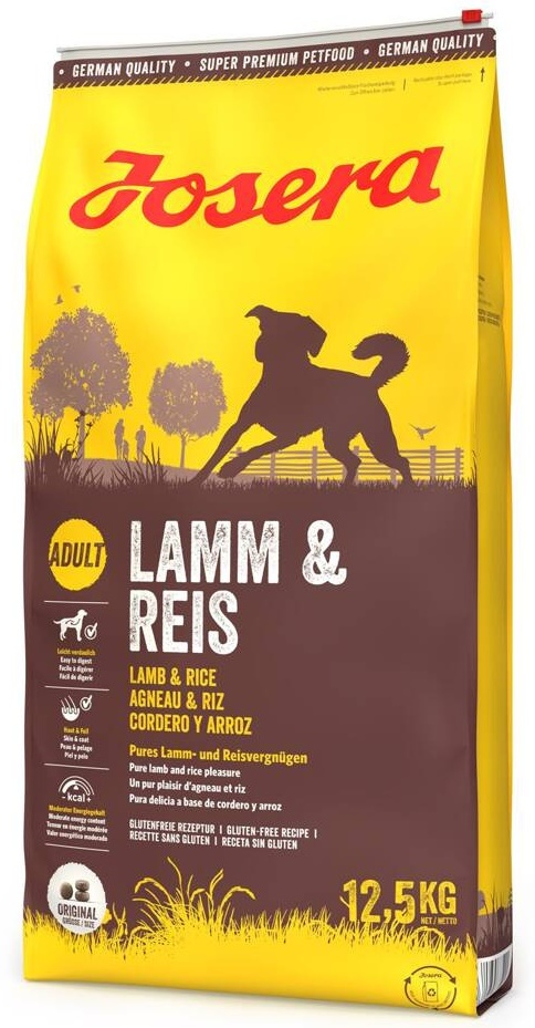 Hrană uscată pentru câini Josera Adult Lamb & Rice 12.5kg
