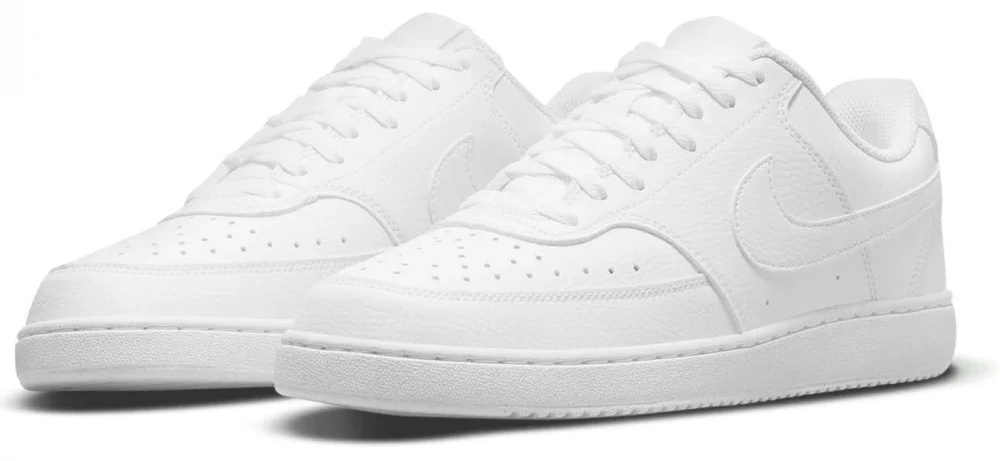 Ghete pentru bărbați Nike Court Vision Low Nn Triple White, s.45