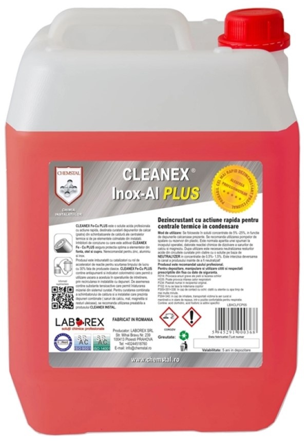 Профессиональное чистящее средство Cleanex Inox-Al Plus LBXCLIAP05 5kg