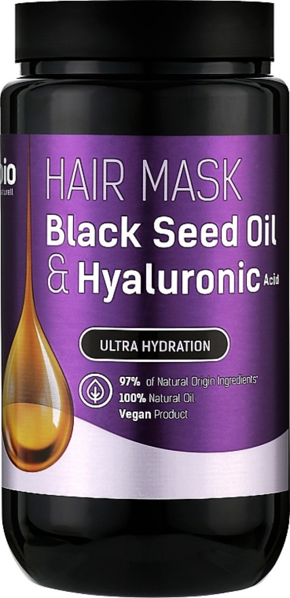 Маска для волос Bio Naturell Black Seed Oil & Hyaluronic Acid Mask 946ml