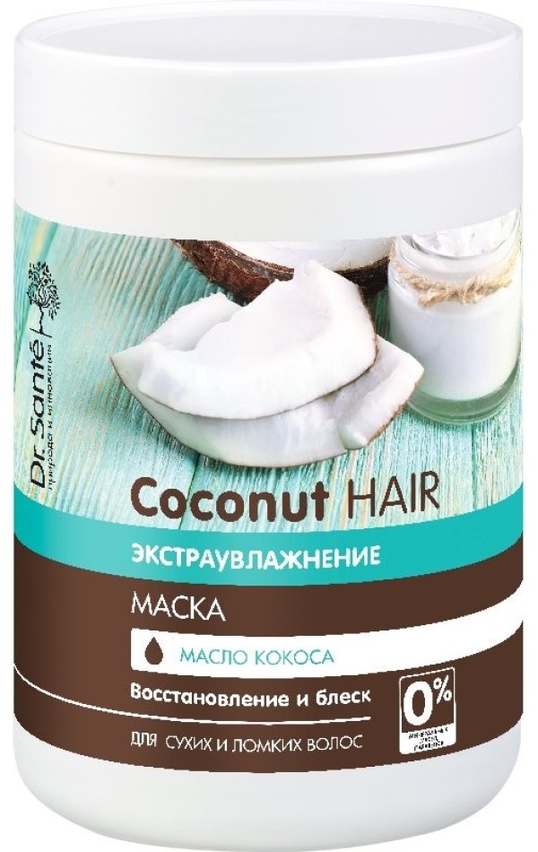 Mască pentru păr Dr.Sante Coconut Hair Mask 1000ml