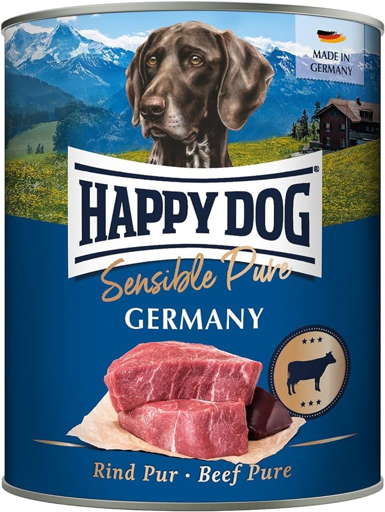 Hrană umedă pentru câini Happy Dog Sensitive Pure Germany Beef 800g