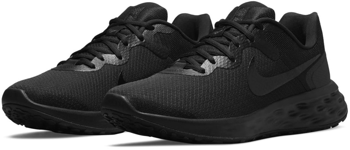 Adidași pentru bărbați Nike Revolution 6 Nn Black/Dark Smoke Grey, s.42
